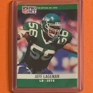 Jeff Lageman #236 1990 Pro Set Football Trading Card